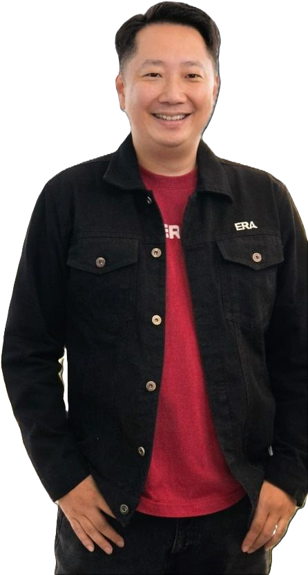 Carlton Hwee in his ERA branded jacket